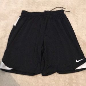 Black Nike Dri-Fit Soccer Shorts